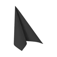 PAPSTAR Servietten 40,0 x 40,0 cm 3-lagig schwarz