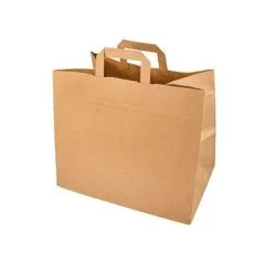 PAPSTAR Papier-Tragetaschen, 32,0 x 27,0 cm, braun