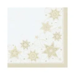 PAPSTAR Servietten Just Stars, champagner 20 St.
