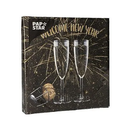 PAPSTAR Servietten Welcome New Year 20 St. — image 2