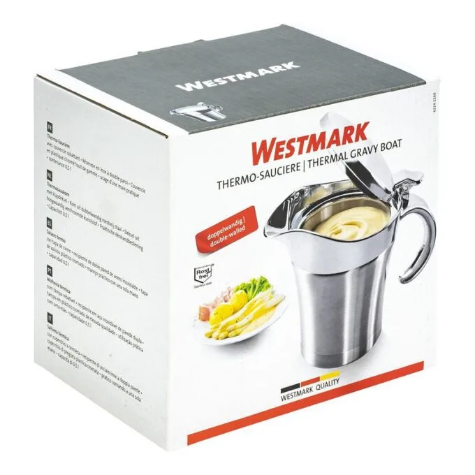 WESTMARK Isolier-Sauciere 0,5 l silber, matt — image 6