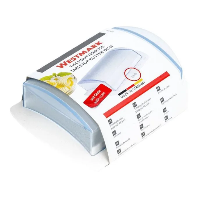 WESTMARK Butterdose 5.5 cm hoch weiß, transparent — image 5
