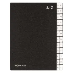 PAGNA Pultordner Classic 24 Fächer A-Z schwarz