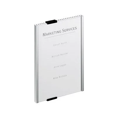 DURABLE Türschild 14,9 x 21,05 cm silber — image 1