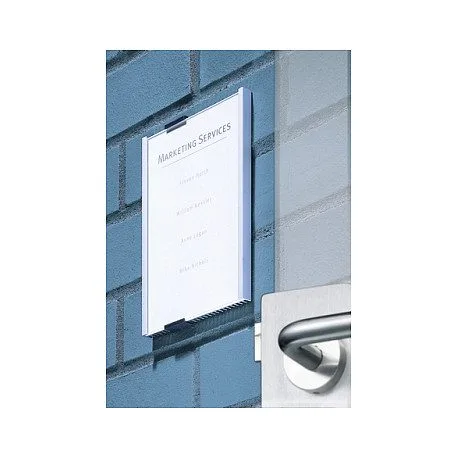 DURABLE Türschild 14,9 x 21,05 cm silber — image 3