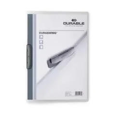 DURABLE Klemm-Mappe Duraswing 30 A4 transparent