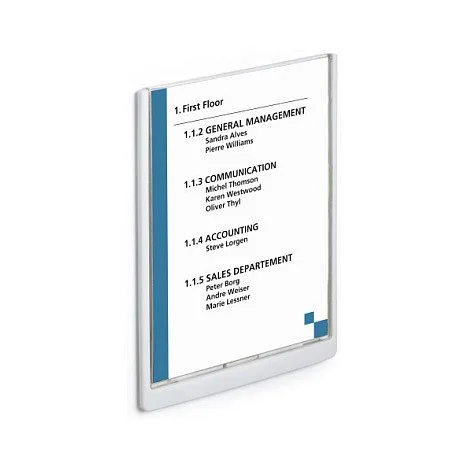 DURABLE Türschild 21,0 x 29,7 cm weiß — image 4