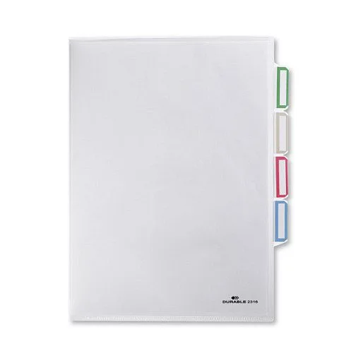 DURABLE Organisationshüllen DIN A4 0.16 mm transparent — image 3