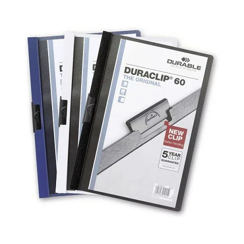 DURABLE Klemmhefter Duraclip DIN A4 schwarz — image 3