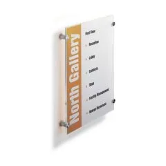 DURABLE Türschild 29,7 x 42,0 cm transparent