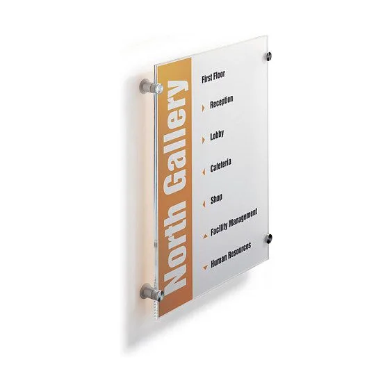 DURABLE Türschild 29,7 x 42,0 cm transparent — image 1