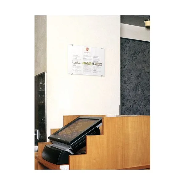 DURABLE Türschild 29,7 x 42,0 cm transparent — image 3
