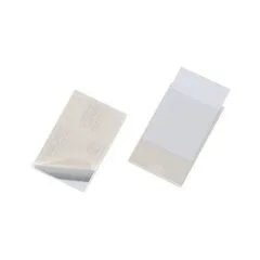 DURABLE Visitenkartentasche selbstklebend transparent