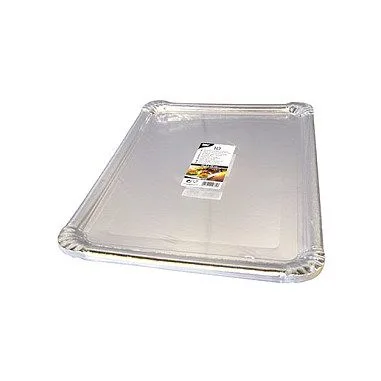 PAPSTAR Einweg-Servierplatten silber — image 2
