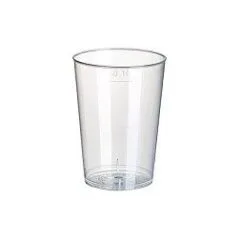 PAPSTAR Mehrweg-Trinkbecher 5.2 cm 0,1 l transparent