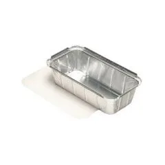 STARPAK Aluschalen mit Deckel 1000 ml silber