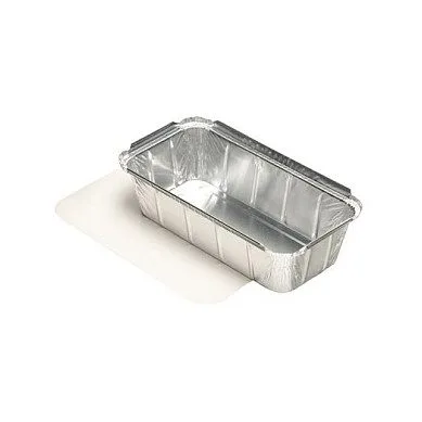 STARPAK Aluschalen mit Deckel 1000 ml silber — image 1
