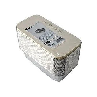 STARPAK Aluschalen mit Deckel 1000 ml silber — image 3