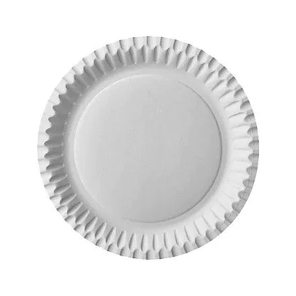 STARPAK Pappteller 23 cm weiß — image 1