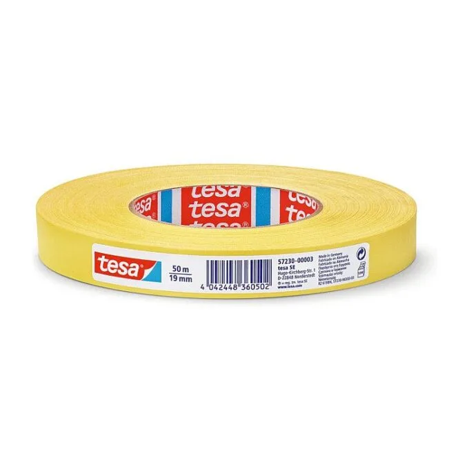 tesa Gewebebänder 19 mm x 50 m gelb — image 1