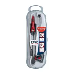 maped Zirkel STOP SYSTEM blau, grau, 1 St.
