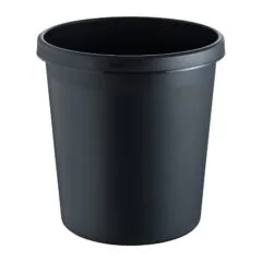 helit Papierkorb H6105895 31x32cm 18l rund Kunststoff schwarz (H6105895)