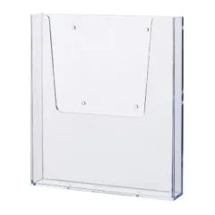 helit Wandprospekthalter DIN A4 1-Fach transparent