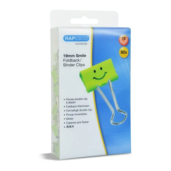 RAPESCO® Foldbackklammern grün 1.9 cm — image 2