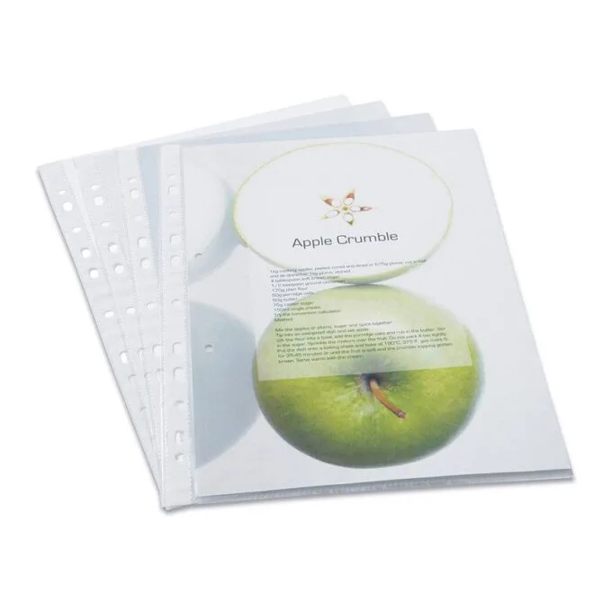 RAPESCO® Prospekthüllen DIN A4 0.06 mm transparent — image 1