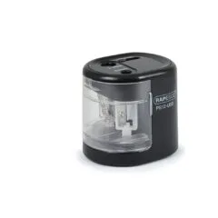 RAPESCO® elektrischer Anspitzer schwarz/transparent
