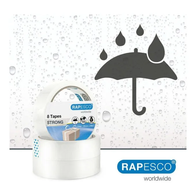 RAPESCO® Klebefilm 25,5 x 66,0 (mm x m) transparent — image 2