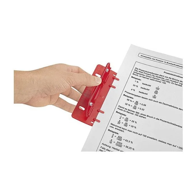WEDO Taschenlocher rot — image 2