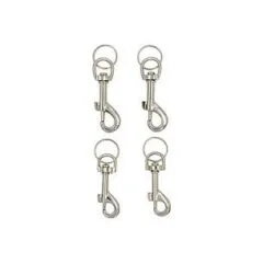 WEDO Karabinerhaken silber