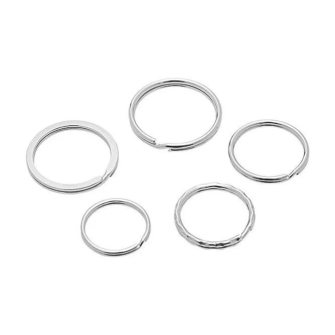 WEDO Schlüsselring silber - 15 Stück — image 1