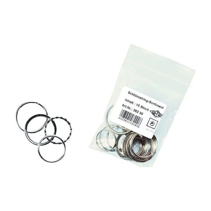 WEDO Schlüsselring silber - 15 Stück — image 2