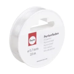 Rayher Perlonfaden 0.7 mm x 25 m transparent