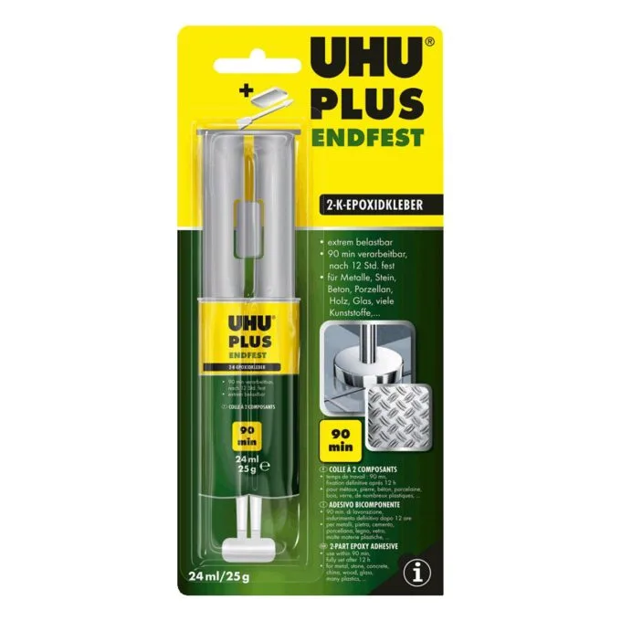UHU PLUS SCHNELLFEST 2 Komponenten-Kleber 25,0 g, 1 St. — image 1