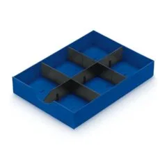 styro Schubladeneinsatz Polystyrol blau