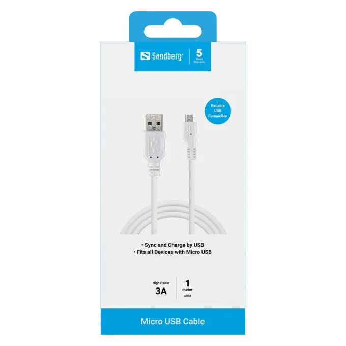 Micro USB Sync Ladekabel 1m — image 2