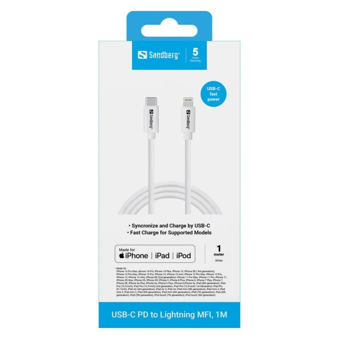 USB-C PD to Lightning MFI 1M — image 2