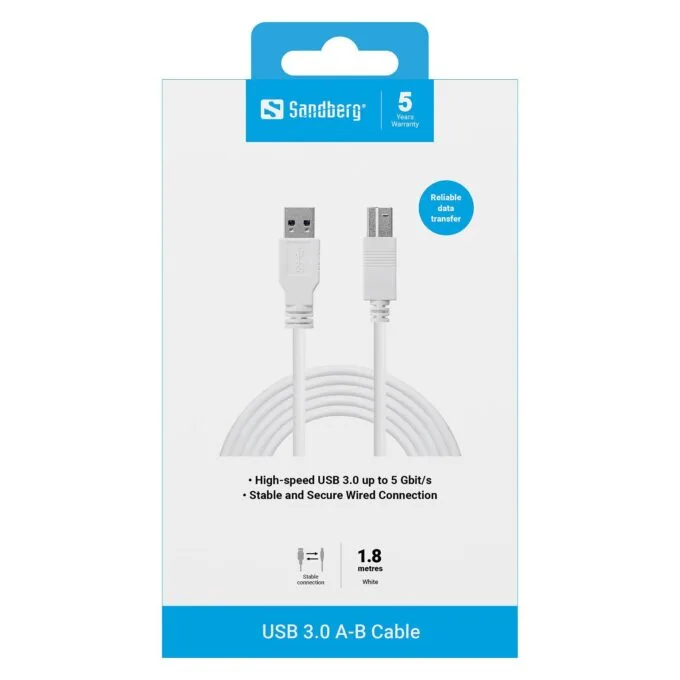 Sandberg USB 3.0 A-B Cable 1.8 M — image 3