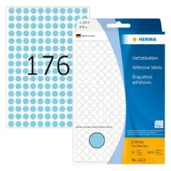 HERMA Klebepunkte Ø 8,0 mm blau