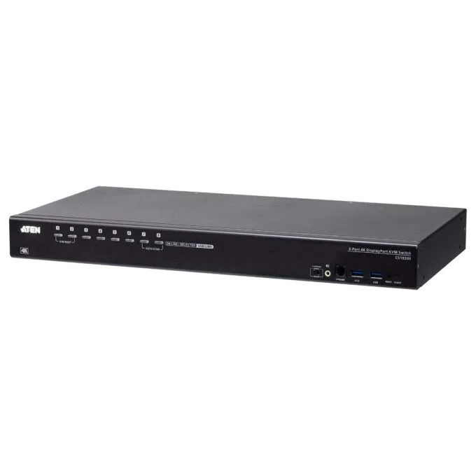 ATEN KVM Switch 8 Port USB 3.0 4K DisplayPort — image 1