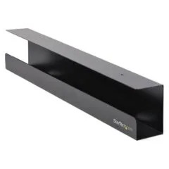 Kabelschacht zur Untertisch Montage - Kabelmanagement für den Tisch - Kabelrinne - 60cm x 11cm (UDCMTRAY)