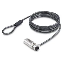 Slim Lock Noble Wedge Slot Compatible, 6.6ft Locking Cable - Sicherheitskabelschloss - 2 m - TAA-konform