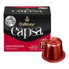 Dallmayr Capsa Espresso Decaffeinato Kaffeekapseln, Arabicabohnen kräftig, 39 St.
