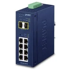 IP30 Industrial L2/L4 8-Port Managed L2/L4 Gigabit Ethernet (10/100/1000) Blau