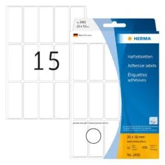 HERMA Etiketten 50,0 x 20,0 mm