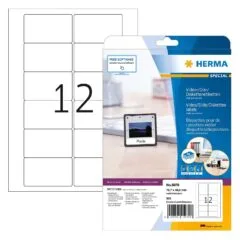HERMA Video-Etiketten 5070 weiß 78,7 x 46,6 mm