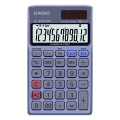 CASIO Taschenrechner SL-320TER+ stahlblau